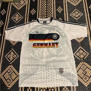 Diadora Germany National Team White Soccer Jersey incredible design XL/one size